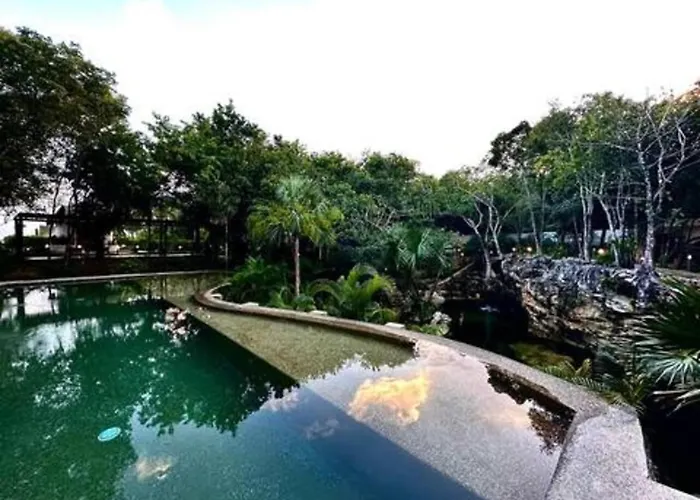 Family With Patio, Shared Pool & Cenote Сasa de vacaciones