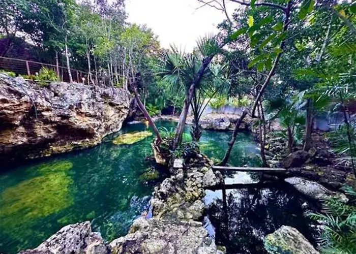 Family With Patio, Shared Pool & Cenote Сasa de vacaciones