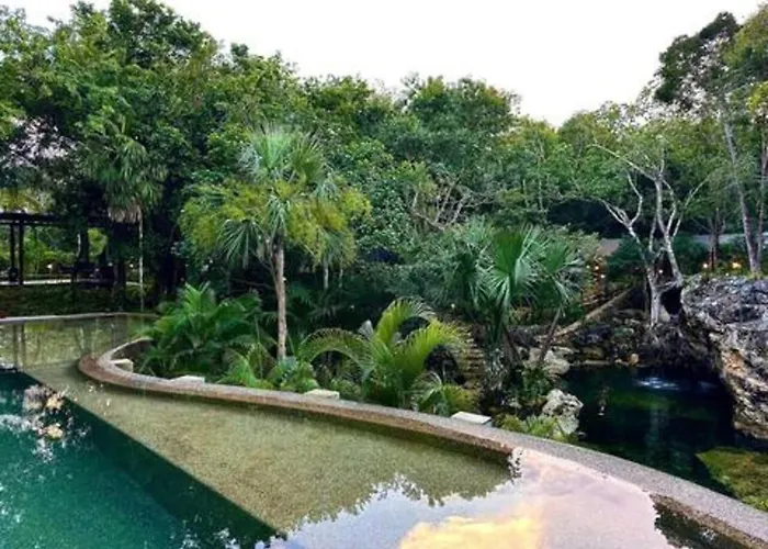 Family With Patio, Shared Pool & Cenote Сasa de vacaciones