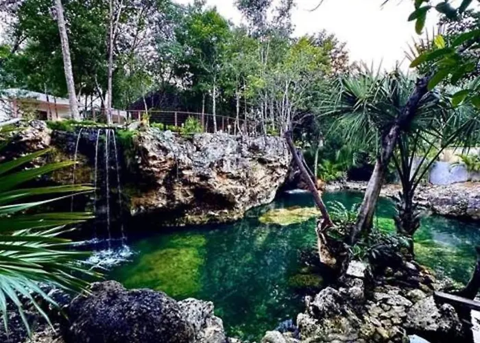 Family With Patio, Shared Pool & Cenote Сasa de vacaciones *