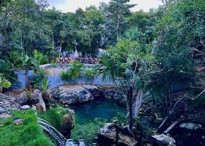 Family With Patio, Shared Pool & Cenote Сasa de vacaciones *